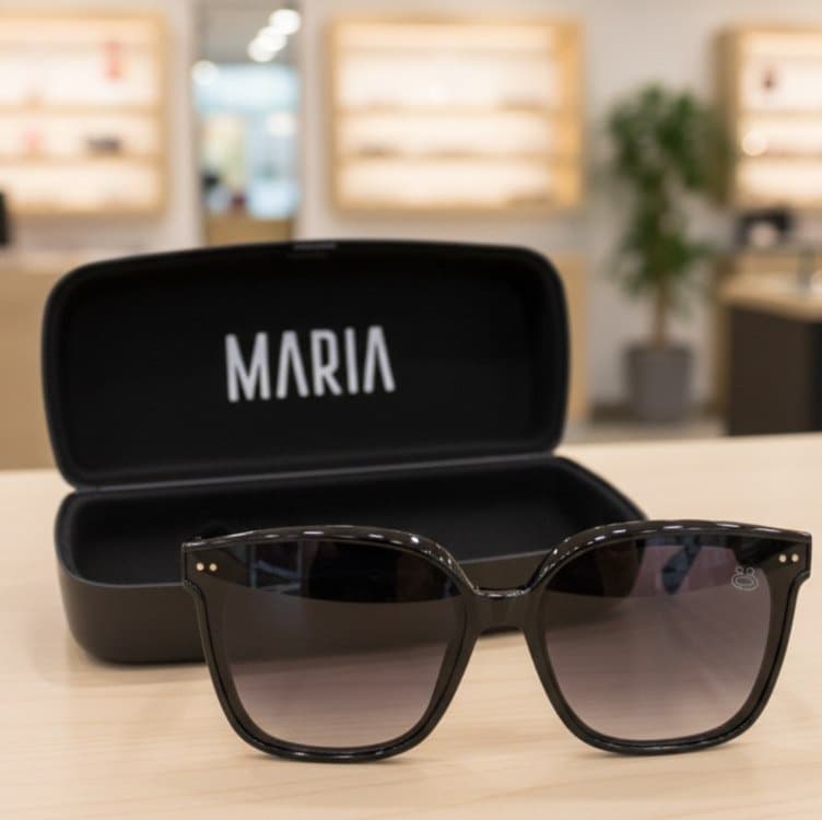 Oculos Sol Polarizado Feminino UV400 Quadrado Preto Premium + Case Original Presente Tendencia Mulher - Orizom