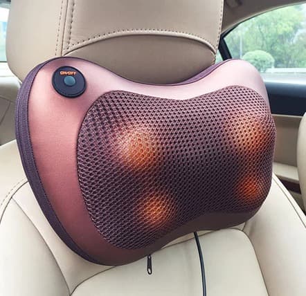 Massageador 8 Bolas Shiatsu Lombar Pescoço Veicular Casa 110-220V